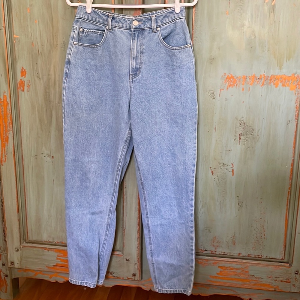NWOT Twik Light Blue Organic Cotton Old School Fit Mom Jeans, Size 29